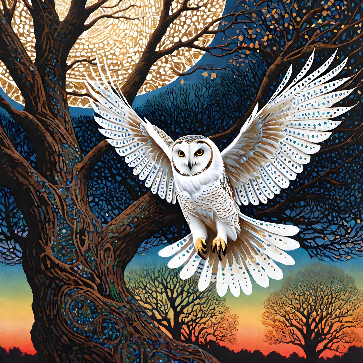Birds 204, a large format Diamond Painting Kit available by special order, from Diamond Art Emporium.