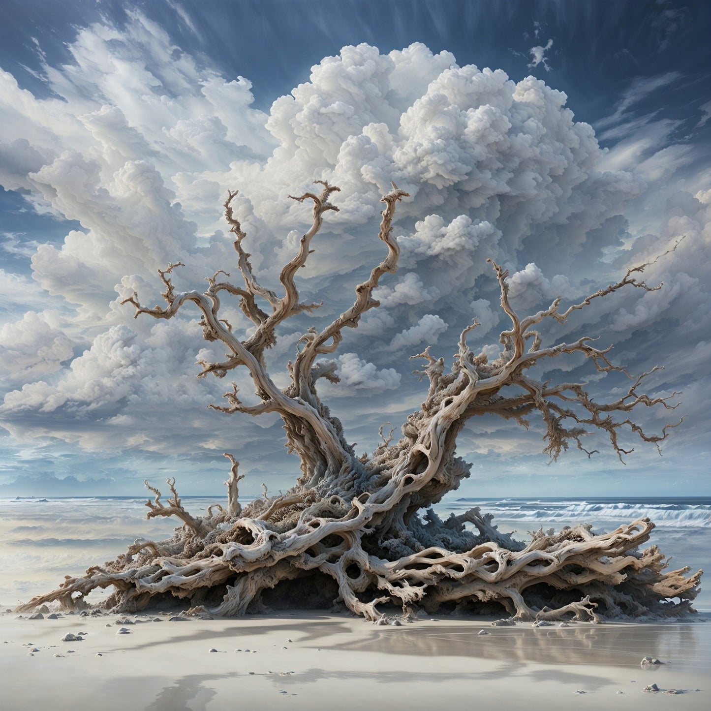 Wild Driftwood, a large format Diamond Painting Kit available by special order, from Diamond Art Emporium.