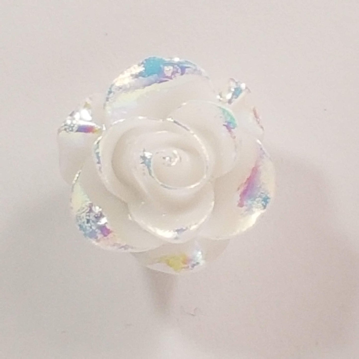 Rose Cover Minders, Aurora Borealis Coating, 20mm