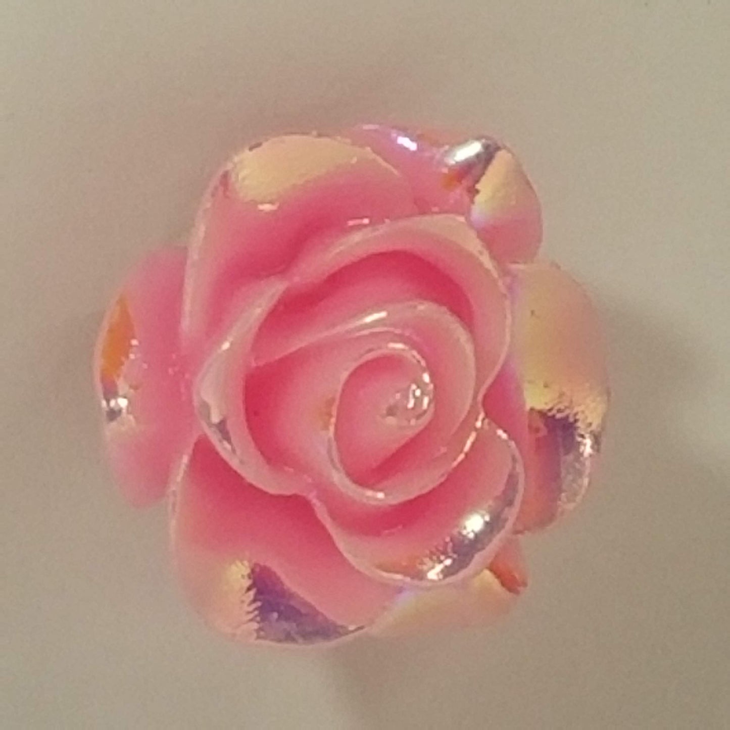 Rose Cover Minders, Aurora Borealis Coating, 20mm