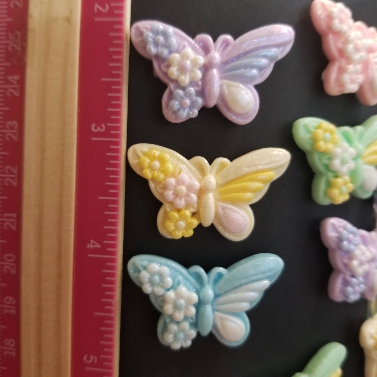 Springtime Butterflies, in Glittery Pastels, Beautiful new cover minders for diamond painting.