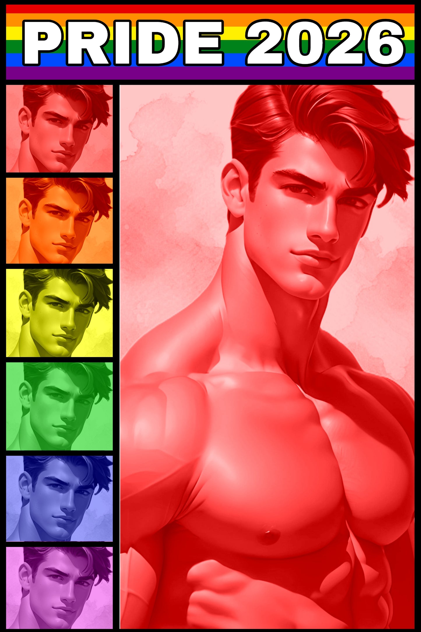 PRIDE 2026, the Diamond Art Emporium annual canvas 40x60cm in 6 color options