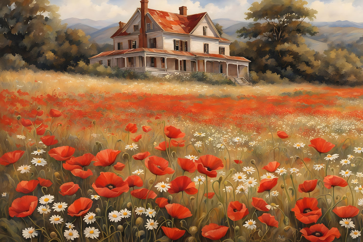 Landscapes 11, a large format Diamond Painting Kit available by special order, from Diamond Art Emporium.