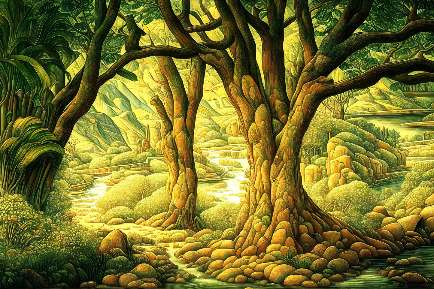 Landscapes 16, a large format Diamond Painting Kit available by special order, from Diamond Art Emporium.