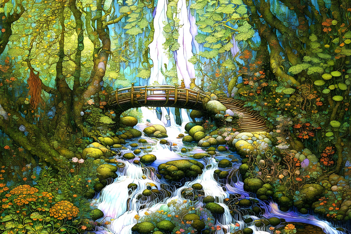 Landscapes 19, a large format Diamond Painting Kit available by special order, from Diamond Art Emporium.