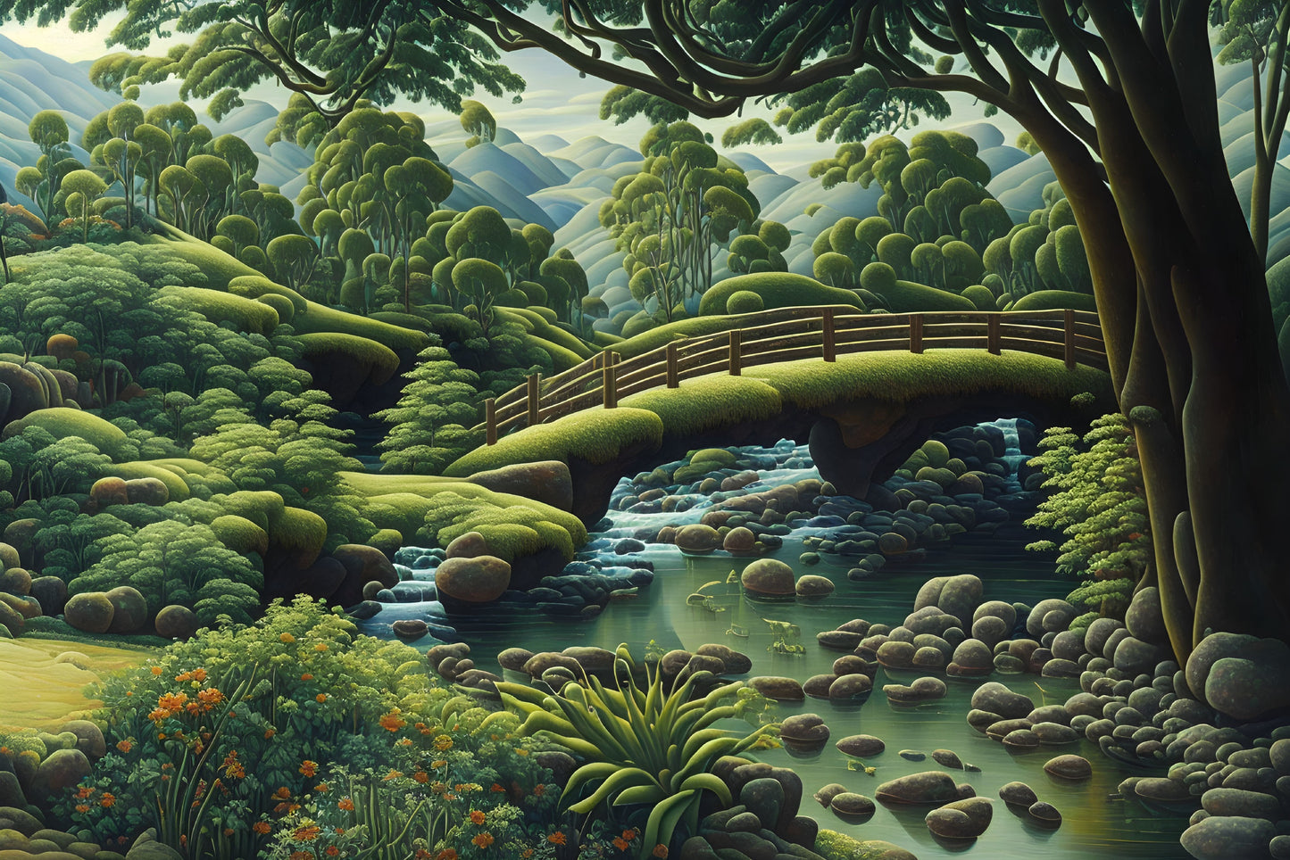 Landscapes 20, a large format Diamond Painting Kit available by special order, from Diamond Art Emporium.