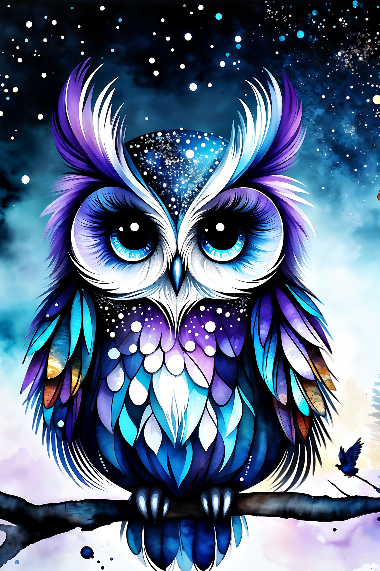 Celeste, a large format Diamond Painting Kit by Wanderer Dee, Special Order in Round or Square