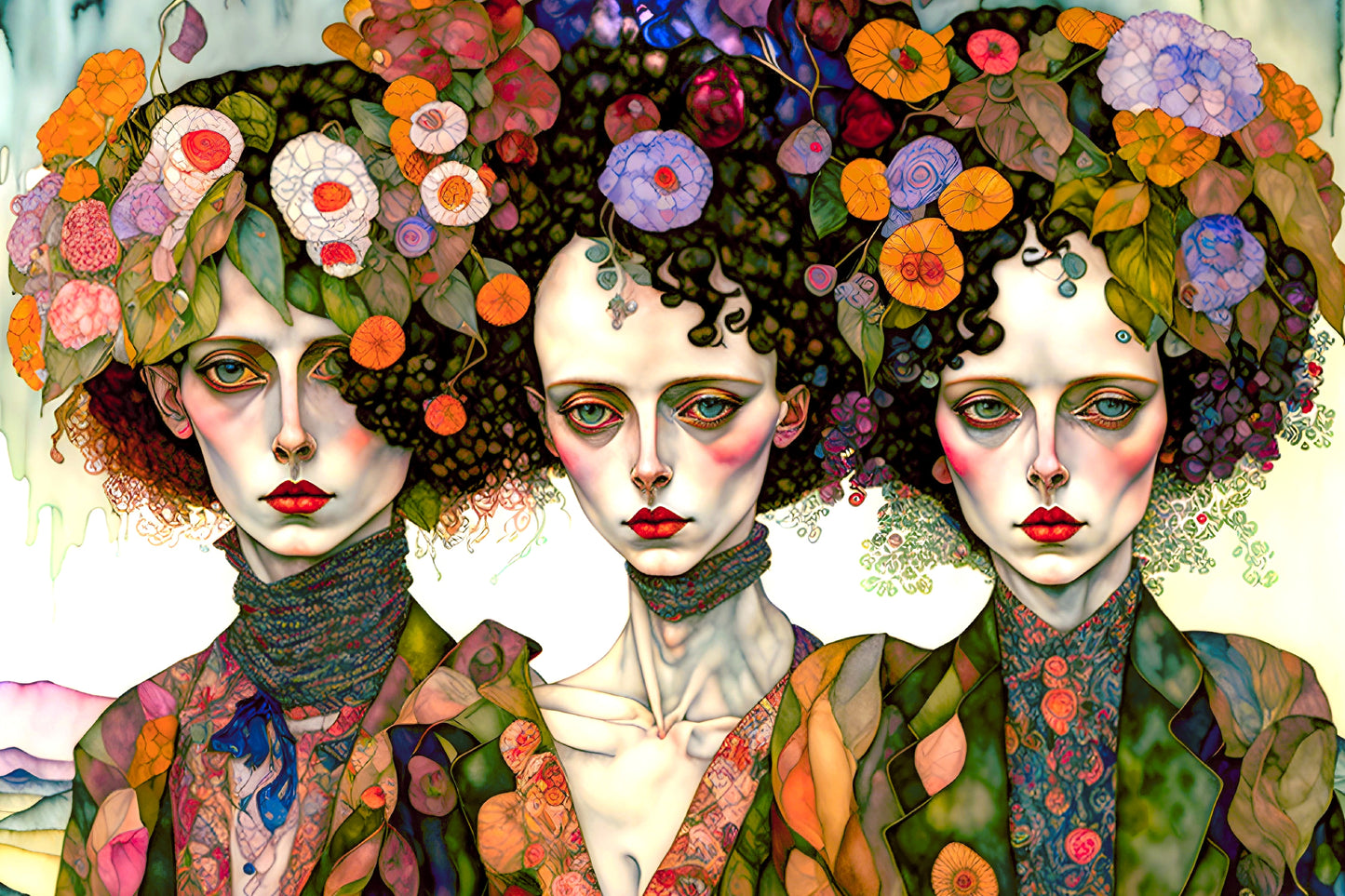 Sisters, a large format Diamond Painting Kit available by special order, a Diamond Art Emporium exclusive