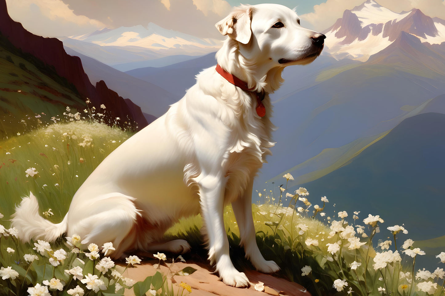 Top of the World, a large format Diamond Painting Kit available by special order, from Diamond Art Emporium.