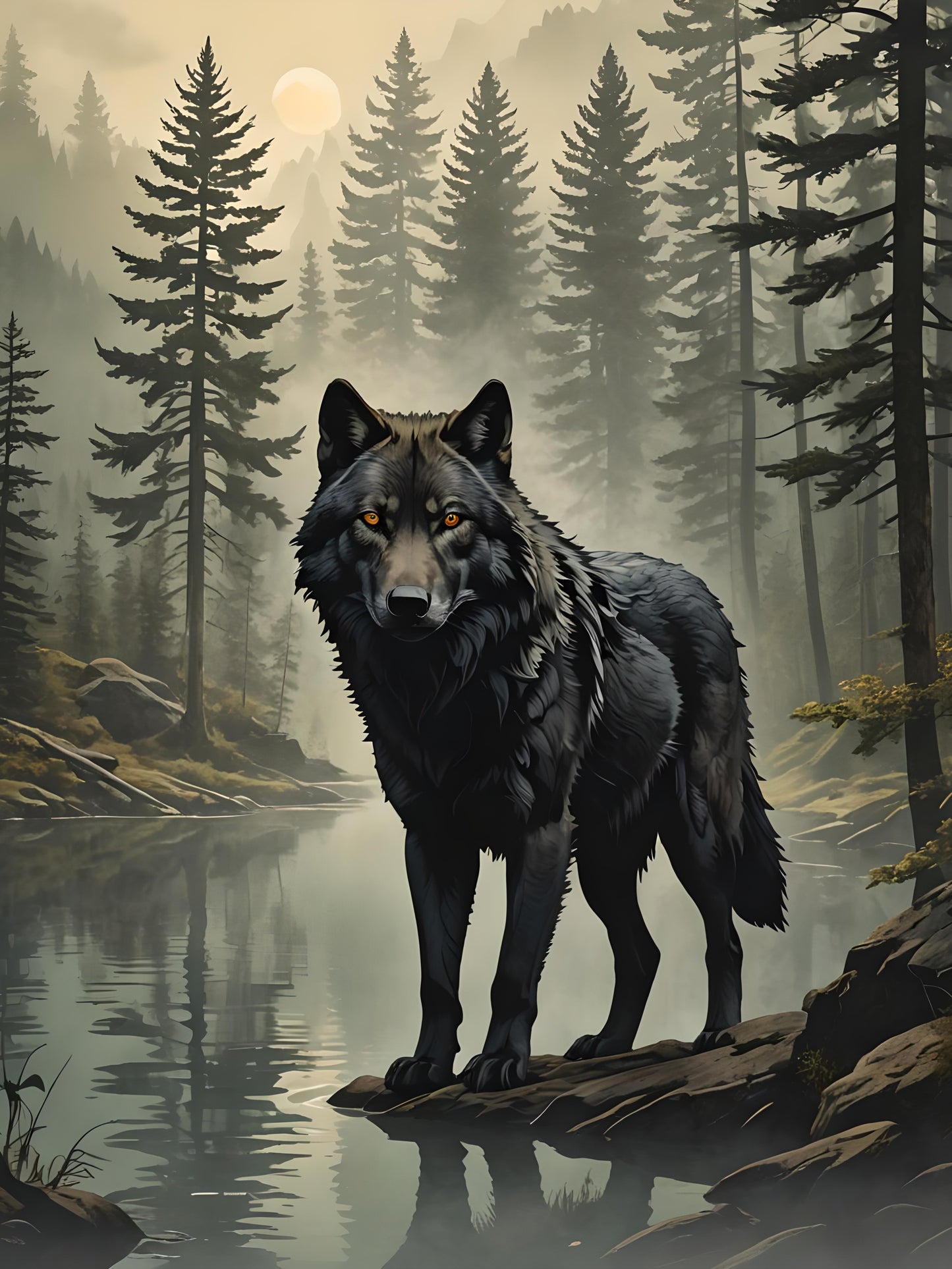 Wild Animals 216, a large format Diamond Painting Kit available by special order, from Diamond Art Emporium.