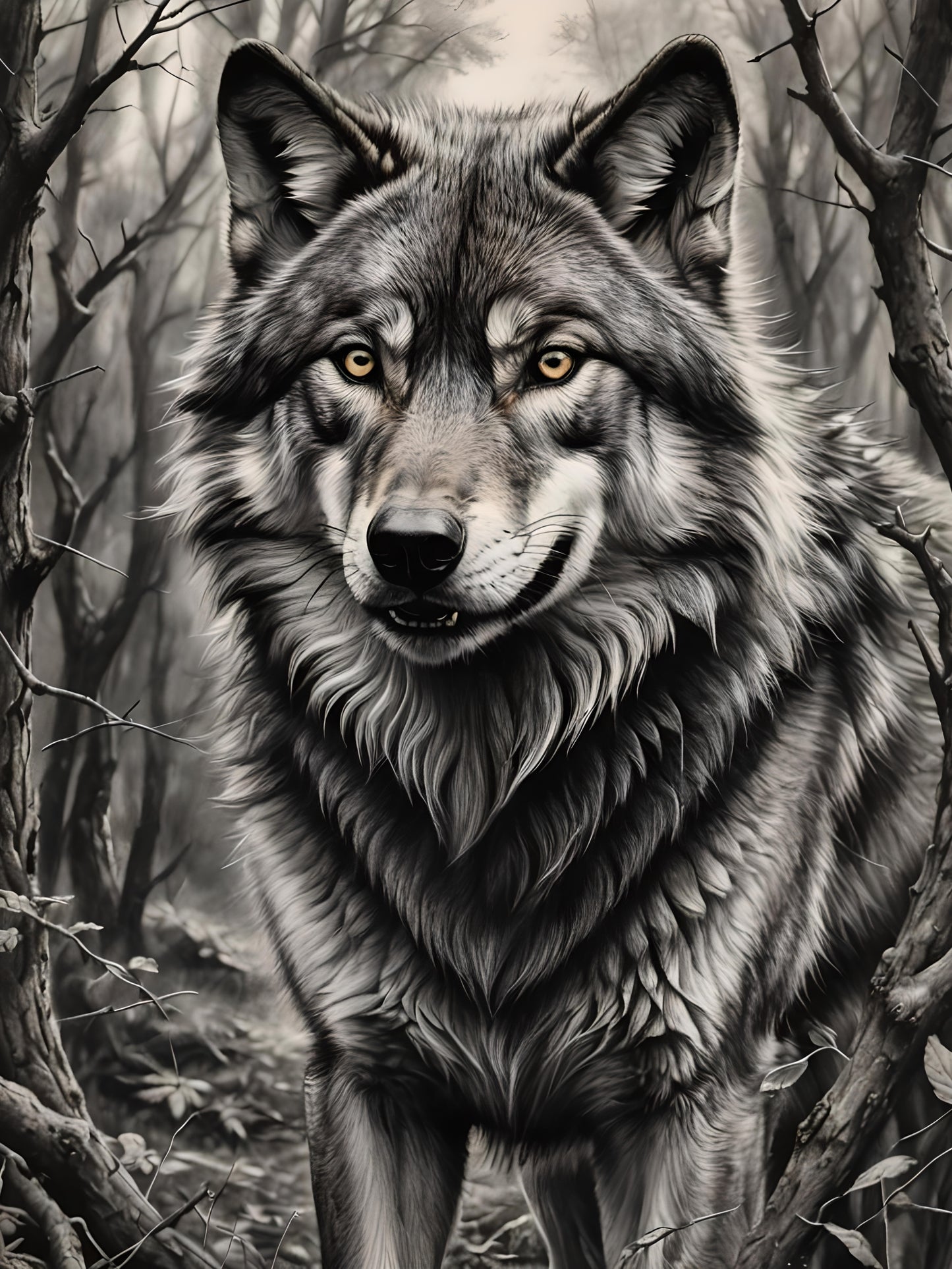 Wild Animals 217, a large format Diamond Painting Kit available by special order, from Diamond Art Emporium.