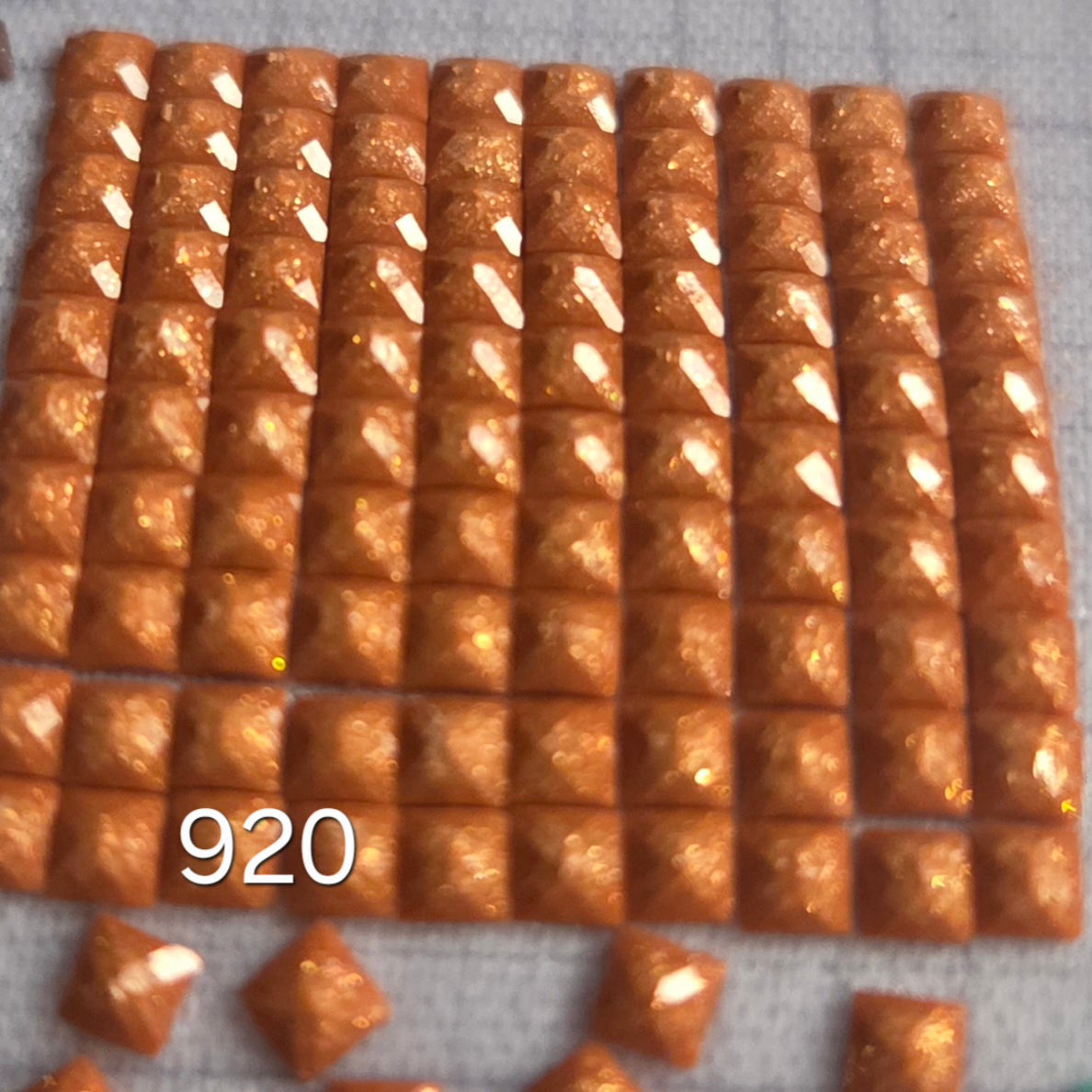 DMC 920 Square Fairy Dust Drills for diamond painting embellishment to add the bling to bland