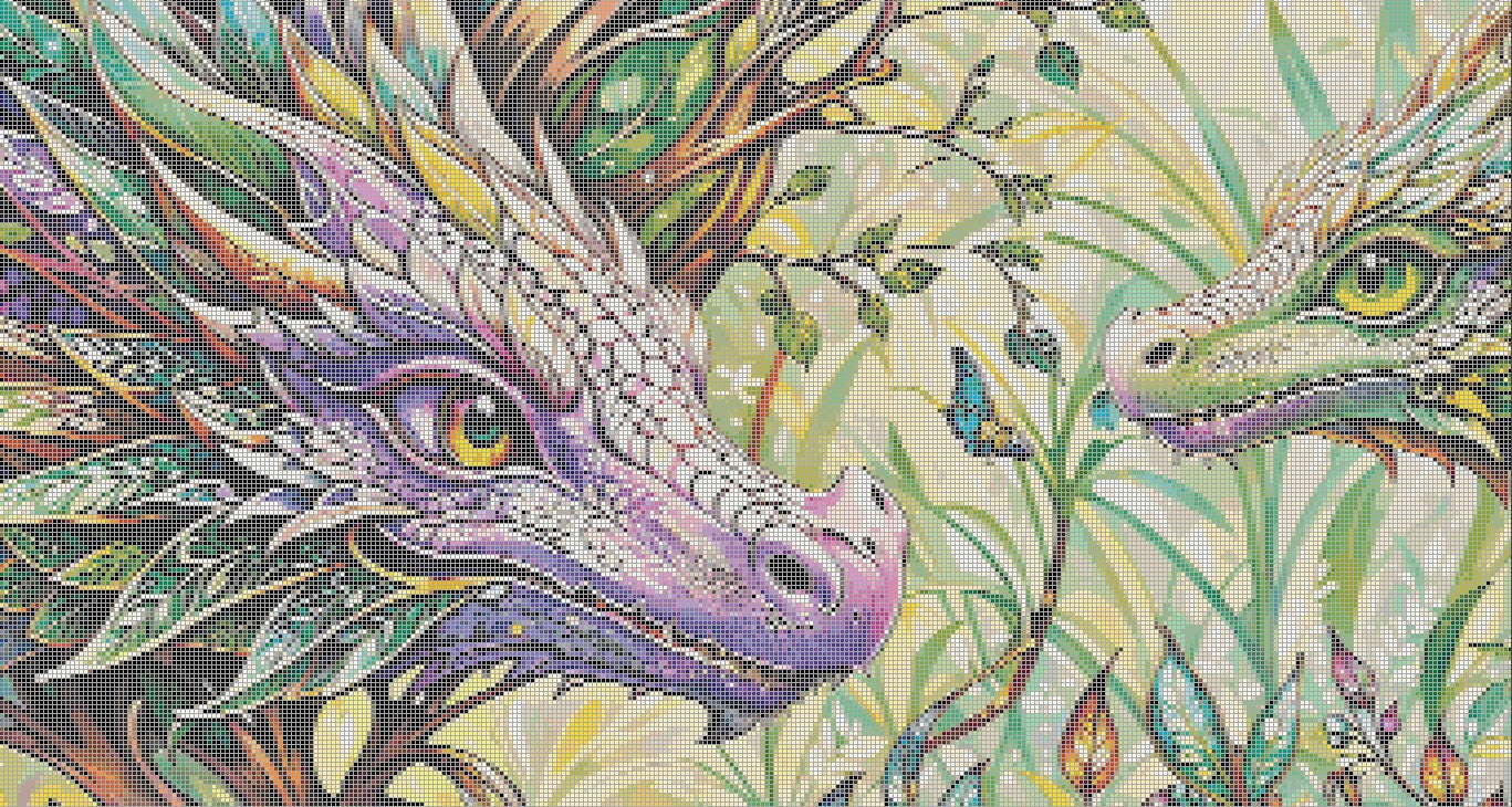 Oaklee, a GBGH sized Diamond Painting Kit available by special order, a WandererDee exclusive image for Diamond Art Emporium