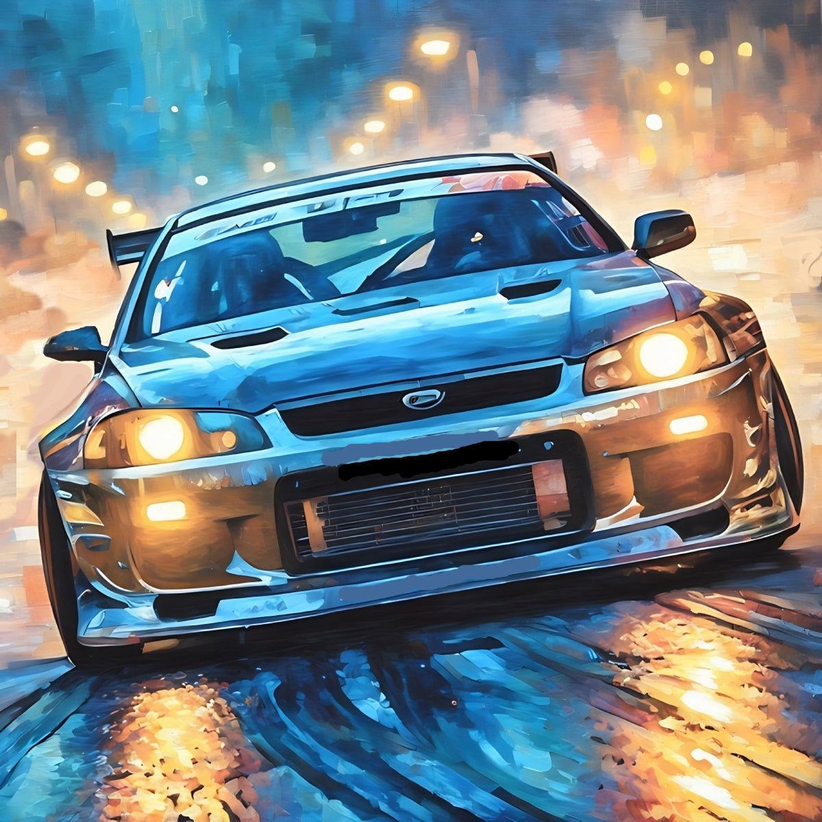 Drift, by Kristin S Block, an exclusive diamond painting kit from Diamond Art Emporium
