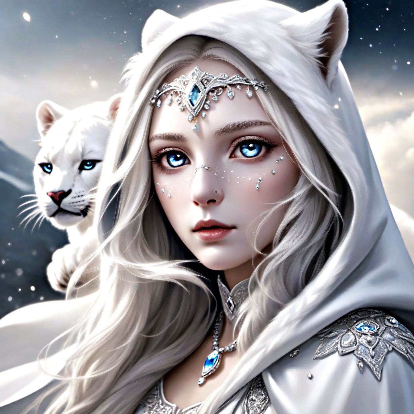 Shindra, a large format Diamond Painting Kit available by special order, New Art from New Artist, WandererDee