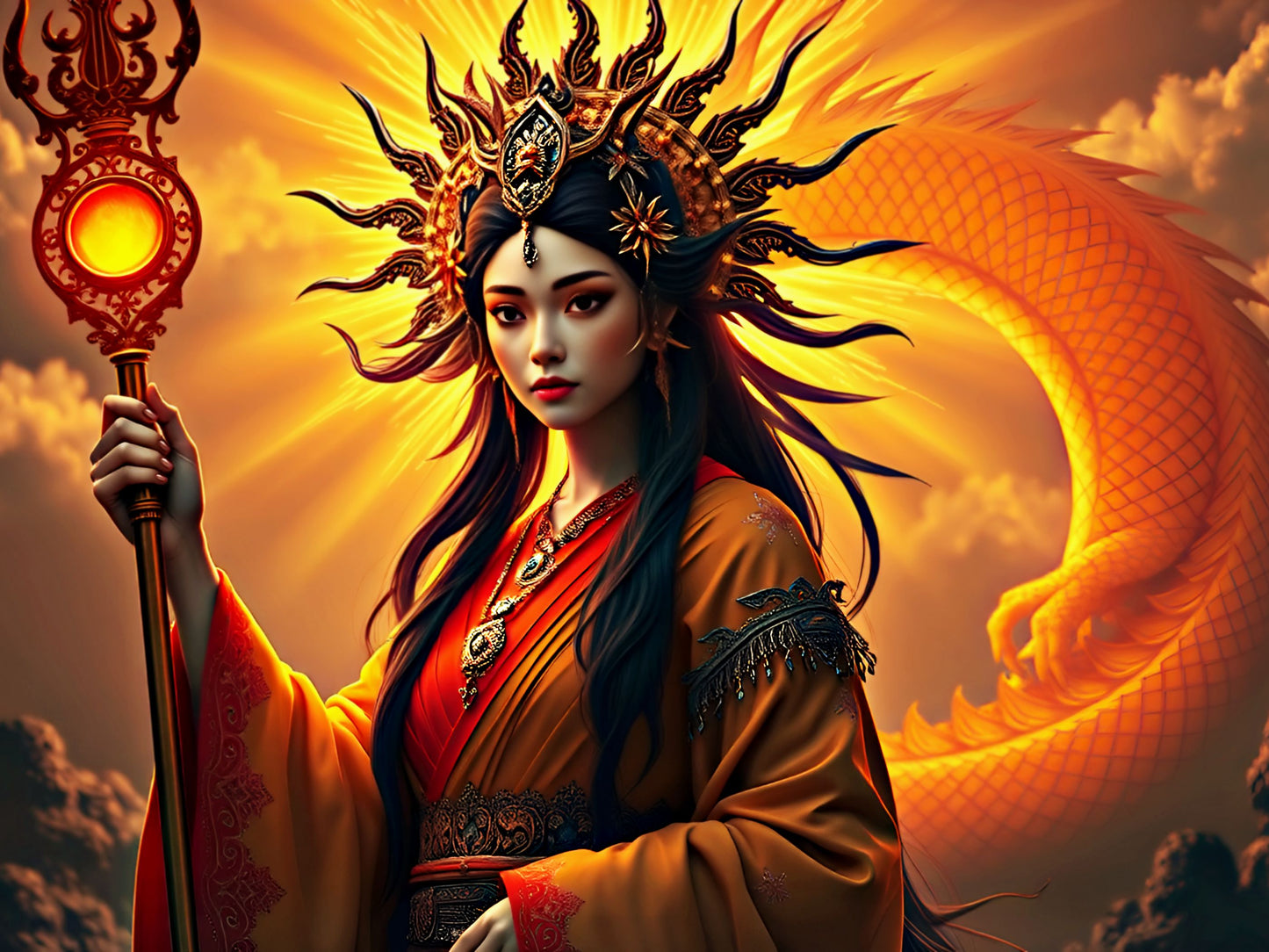 Dragonsmind, a large format Diamond Painting Kit available by special order, a WandererDee exclusive image for Diamond Art Emporium.