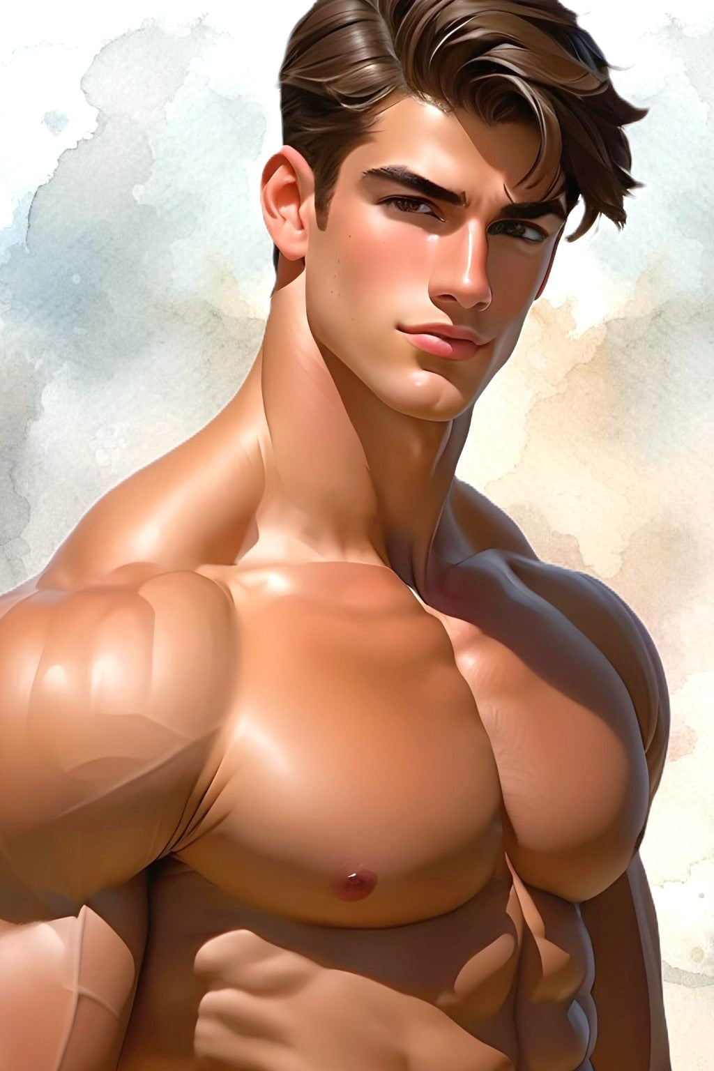 Serious Muscle, An exclusive Eye Candy Image from Diamond Art Emporium 40x60cm