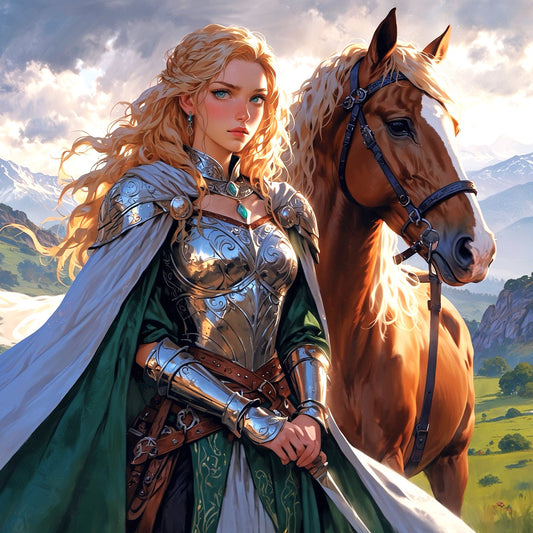 Emmeline the Great,  by Kristin S Block, an exclusive diamond painting kit from Diamond Art Emporium