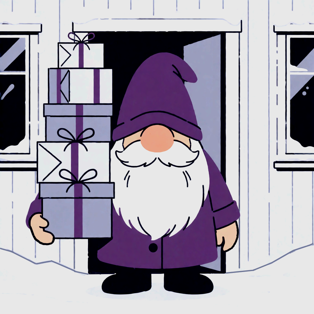 Gifting Gnome | Compact Premium Diamond Painting Kit, 40x40cm
