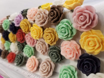Rose Cover Minders,  Vintage colors 20mm