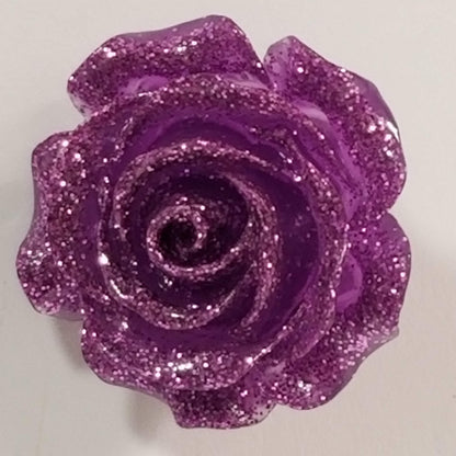 Rose Cover Minders,  Rich Glitter Enhanced Colors, 25mm