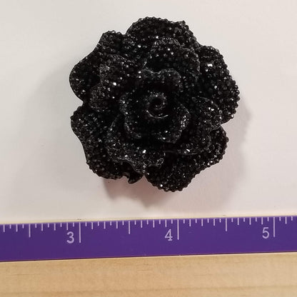 Rose Cover Minders,  Extra Large 45mm, Rhinestone Surface Effect, Aurora Borealis