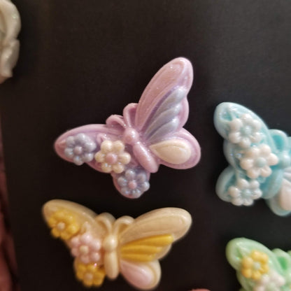 Springtime Butterflies, in Glittery Pastels, Beautiful new cover minders for diamond painting.