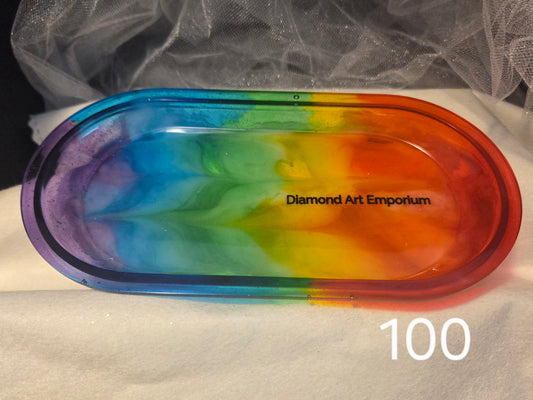 Trays for pens, wax or putty, trinkets, rolling, change, keys or decoration