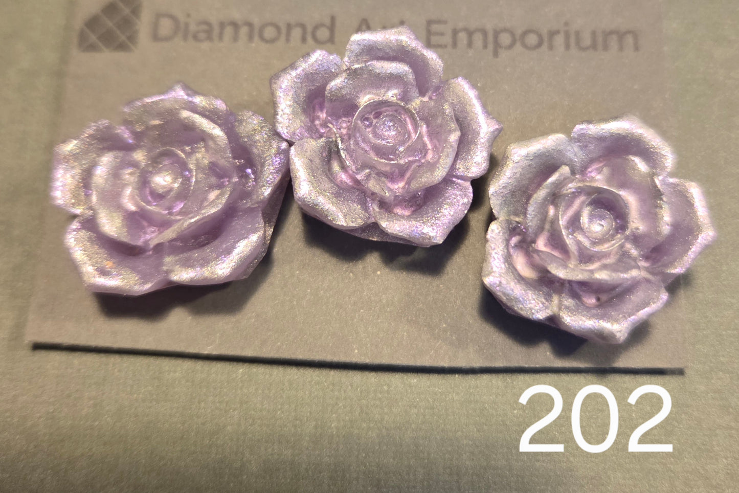 Rose Cover Minders,  Locally Poured Resin, package of 3, exclusive colors and finishes