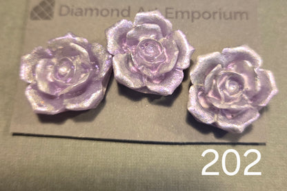 Rose Cover Minders,  Locally Poured Resin, package of 3, exclusive colors and finishes