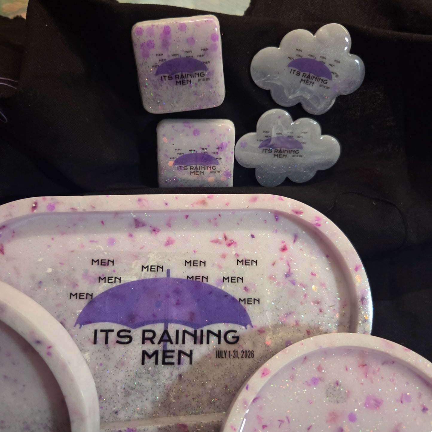 It's Raining Men Official Event Merchandise available to All