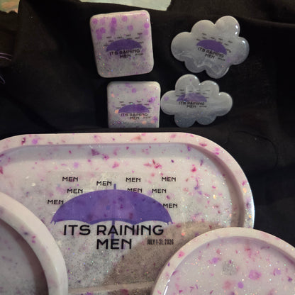 It's Raining Men Official Event Merchandise available to All