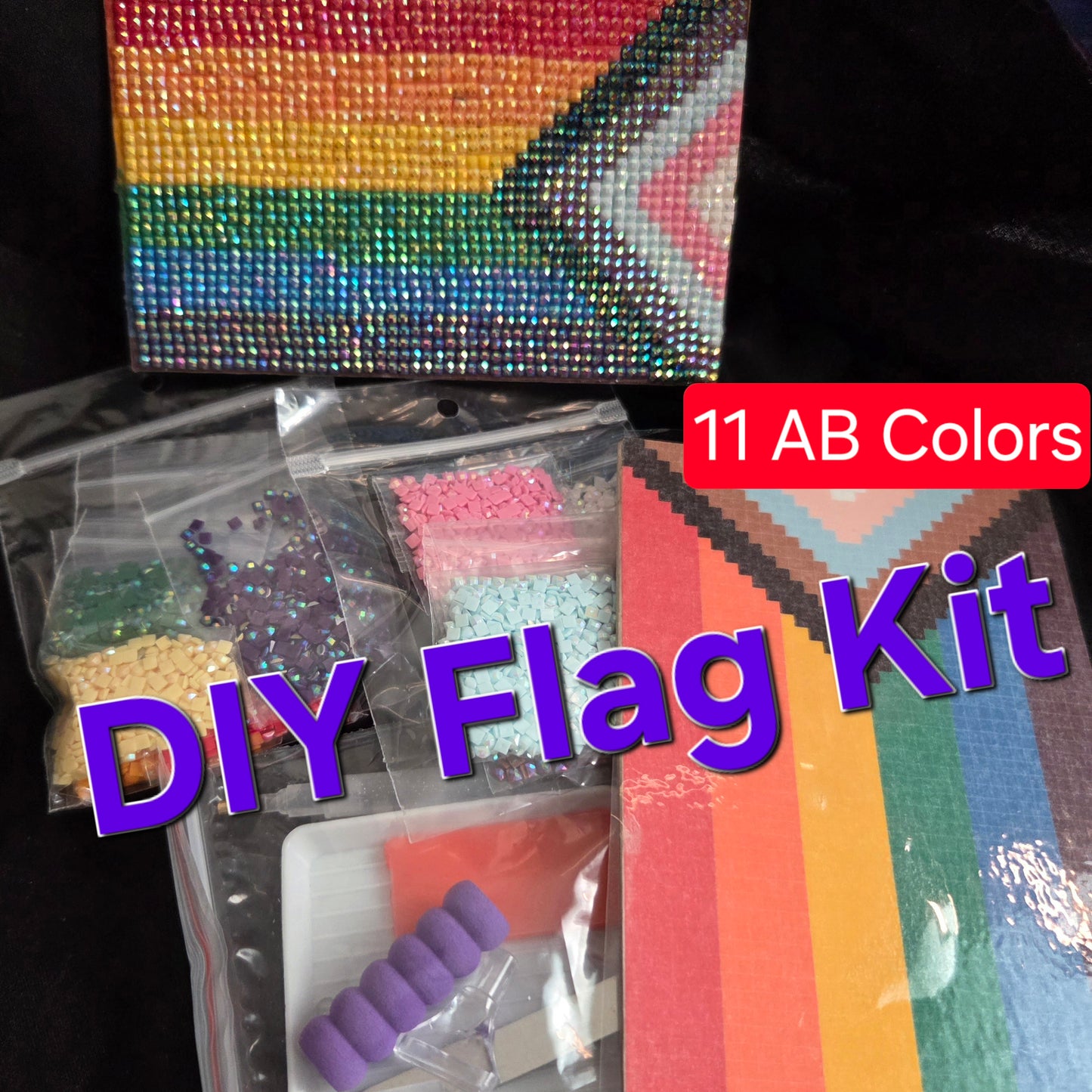 Gay Pride Magnet Kits, DIY Refrigerator magnets