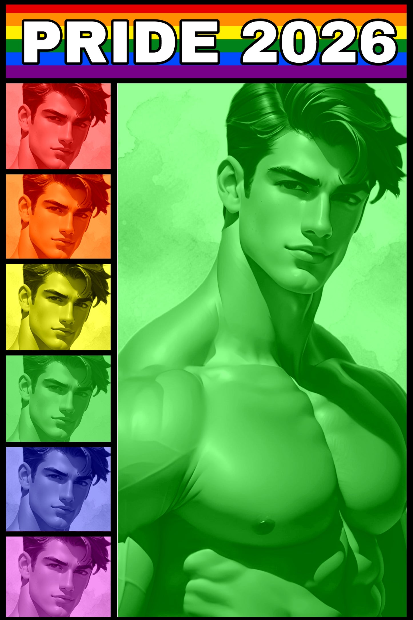 PRIDE 2026, the Diamond Art Emporium annual canvas 40x60cm in 6 color options
