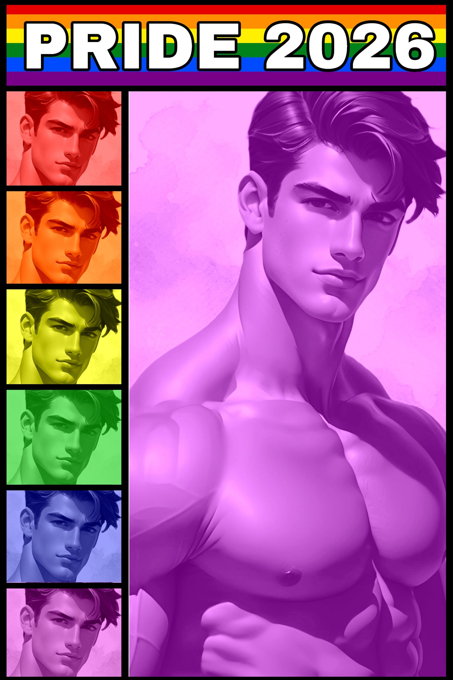 PRIDE 2026, the Diamond Art Emporium annual canvas 40x60cm in 6 color options