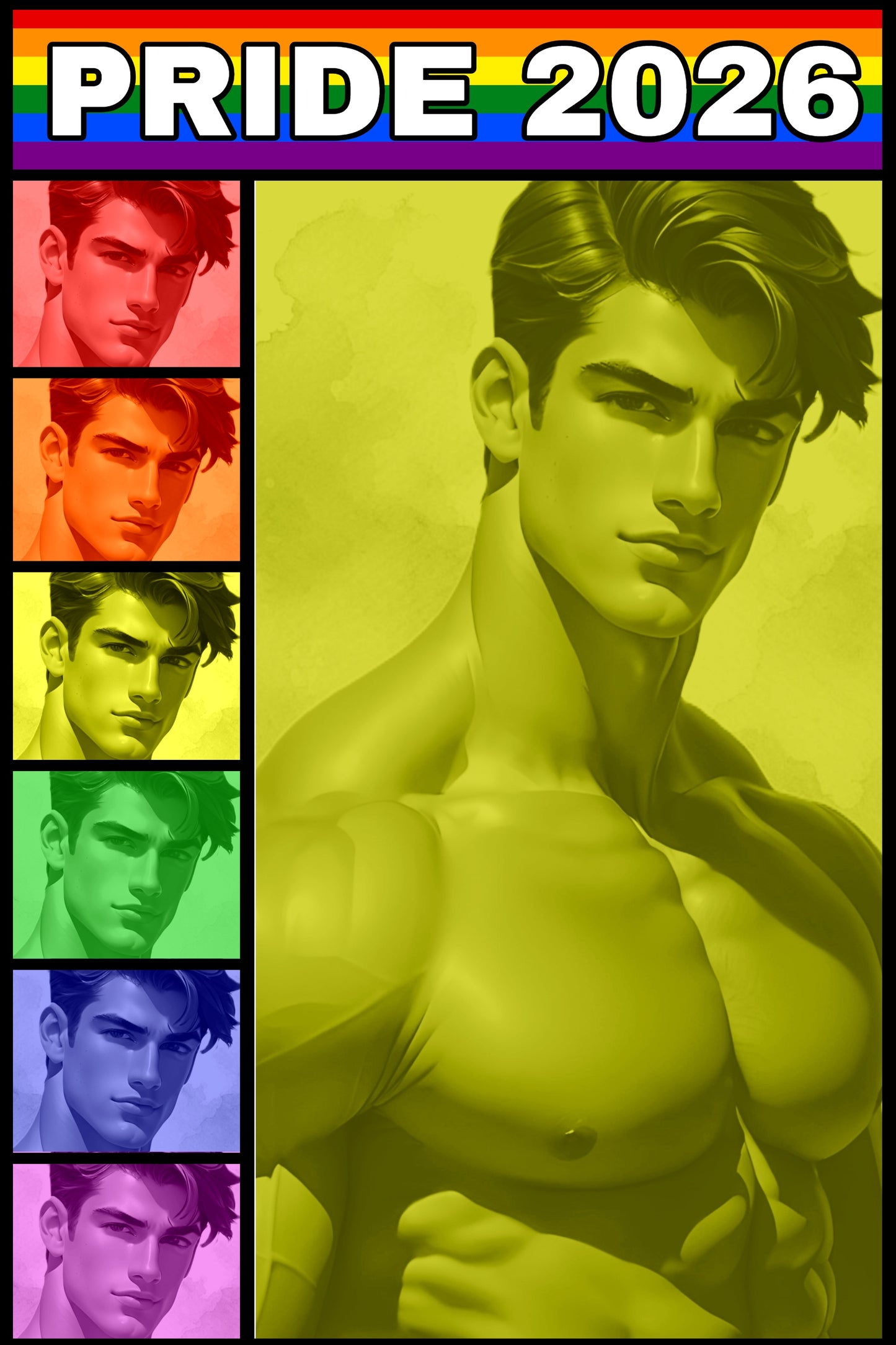 PRIDE 2026, the Diamond Art Emporium annual canvas 40x60cm in 6 color options