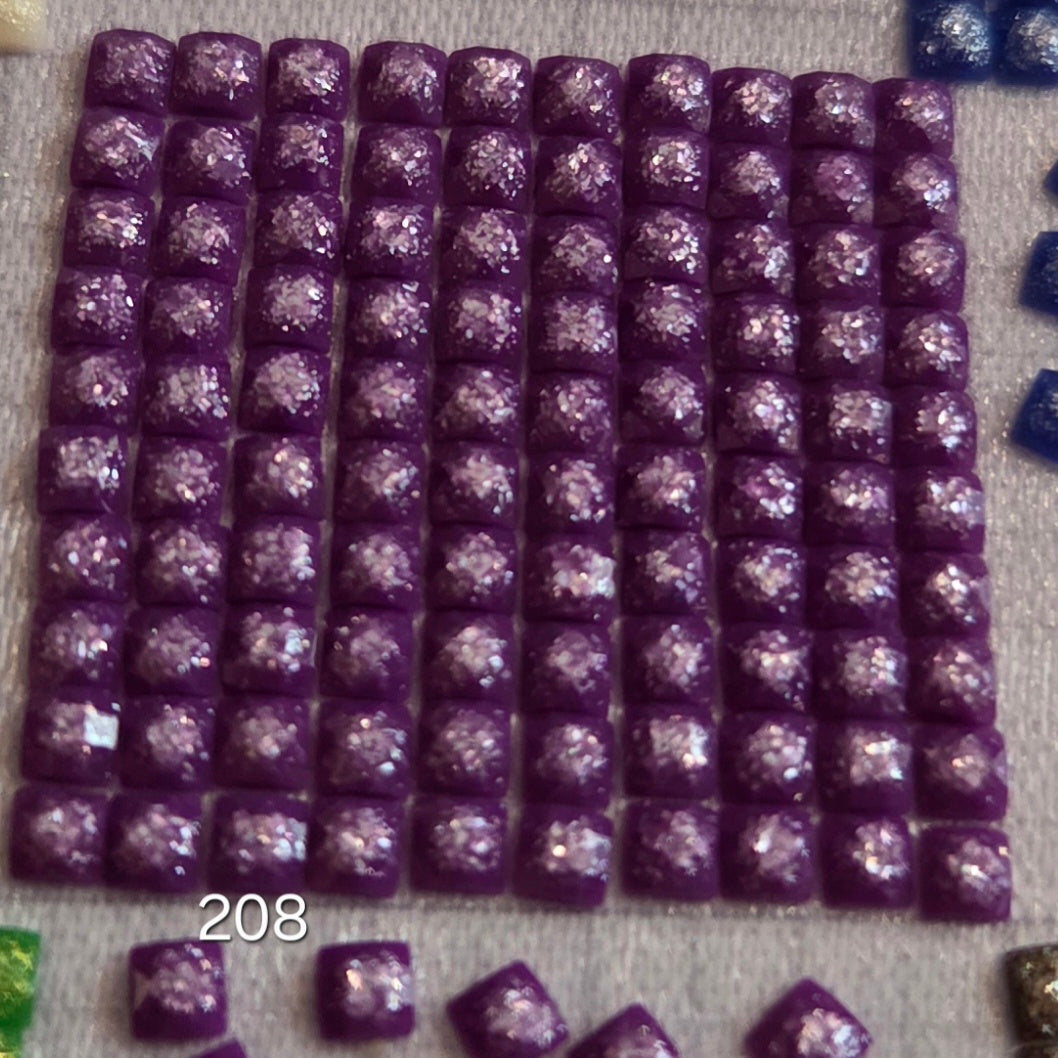 DMC 208 Square Fairy Dust Drills for diamond painting embellishment to add the bling to bland