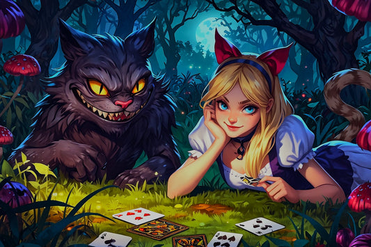 An Unusual Alice, by Kristin S Block, a diamond painting kit from Diamond Art Emporium
