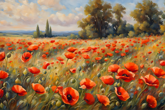 Floral 15, a large format Diamond Painting Kit available by special order, from Diamond Art Emporium.