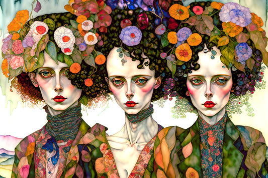 Sisters, a large format Diamond Painting Kit available by special order, a Diamond Art Emporium exclusive