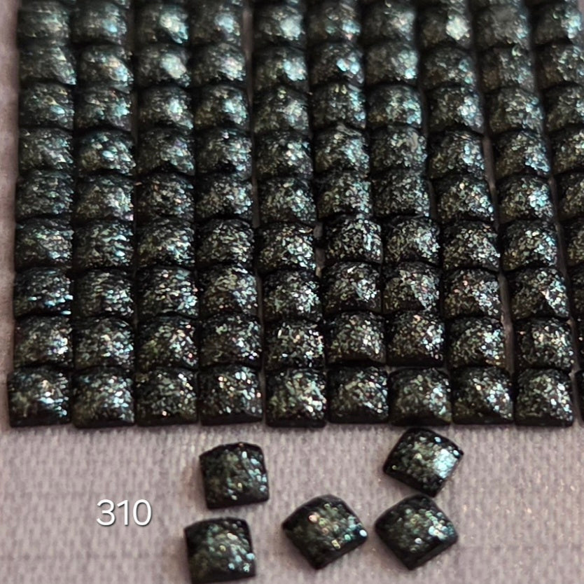 DMC 310 Square Fairy Dust Drills for diamond painting embellishment to add the bling to bland