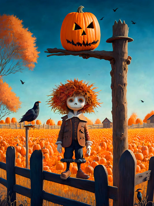 Halloween 24, a large format Diamond Painting Kit available by special order, from Diamond Art Emporium.