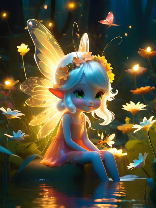 Ariana, a large format Diamond Painting Kit available by special order, from Diamond Art Emporium.