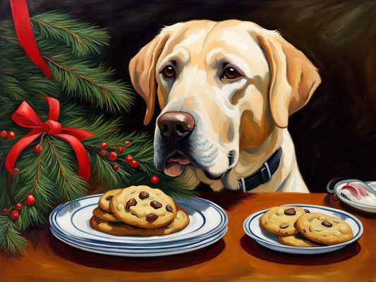 Labs Like Cookies, available by special order, exclusively from Diamond Art Emporium.