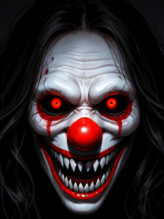 Glam Clown | Halloween Diamond Painting Event Kit, 30x40cm