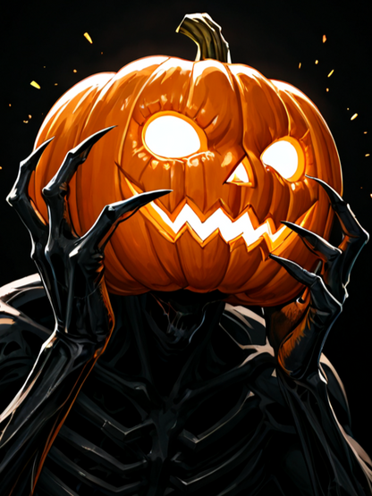 Jack-o-Hellno | Halloween Diamond Painting Event Kit, 30x40cm