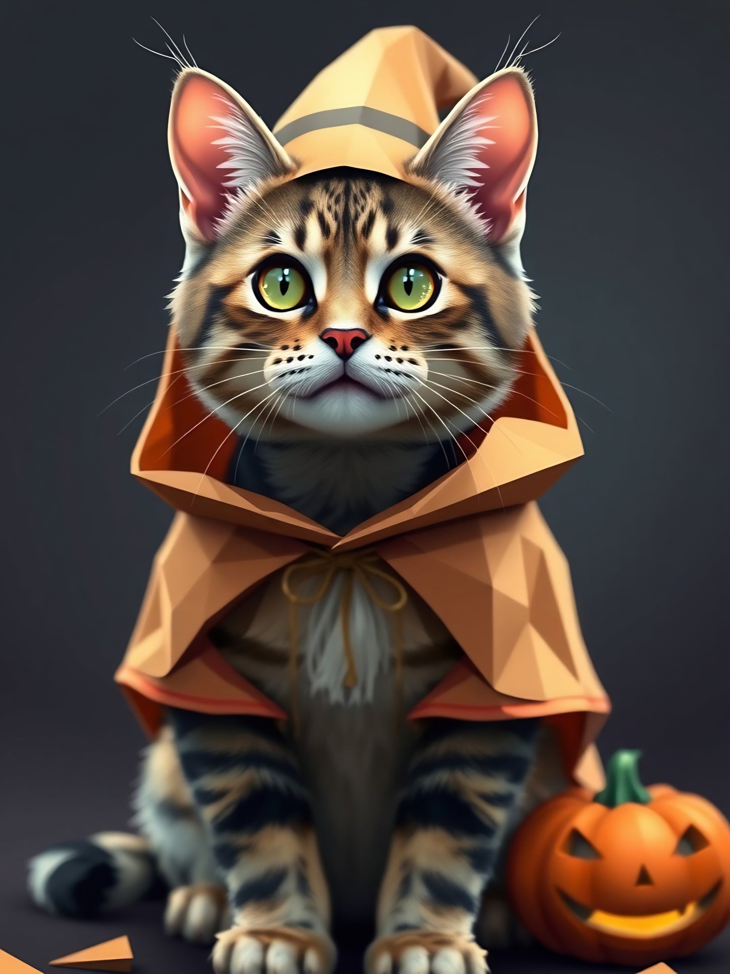 Tiger Training | Halloween Diamond Painting Event Kit, 30x40cm