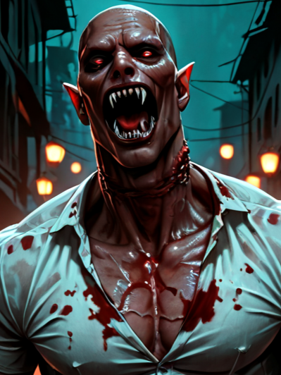 Zombie Vamp | Halloween Diamond Painting Event Kit, 30x40cm