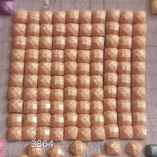 DMC 3864 Square Fairy Dust Drills for diamond painting embellishment to add the bling to bland