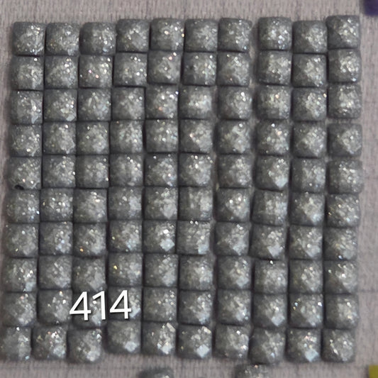 DMC 414 Square Fairy Dust Drills for diamond painting embellishment to add the bling to bland